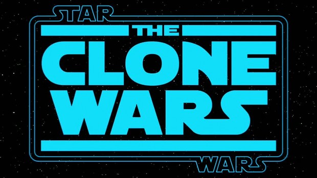 The Clone Wars Logo Bleu 1