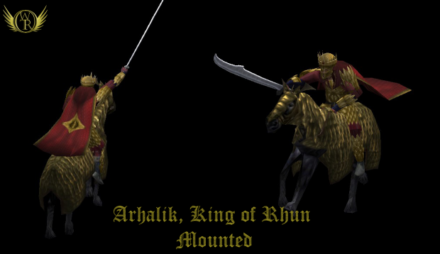 Arhalik, King of Rhun Mounted