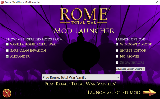 Mod DB - The alpha for the Runescape themed Rome: Total War