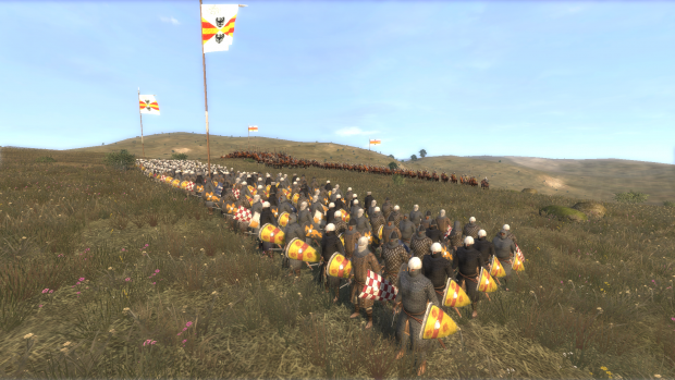 Dismounted Norman Knights