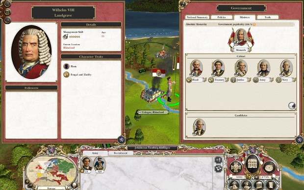 Next DLC update (Seven Years War): Hessen campaign UI