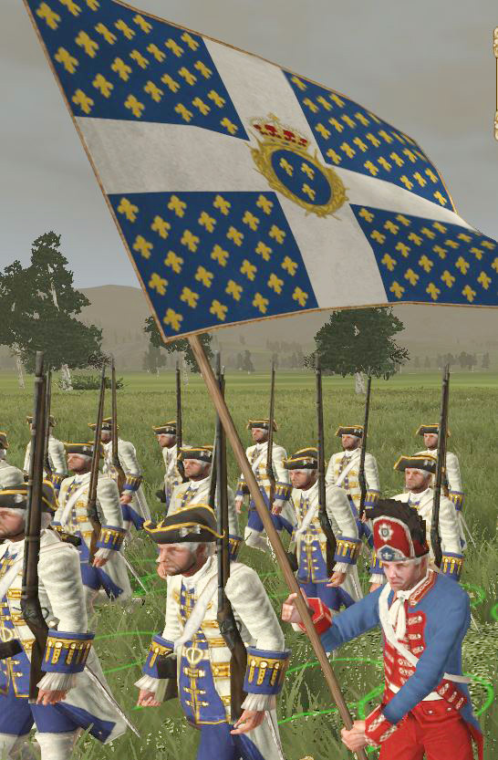 French Royal infantry regimental colour