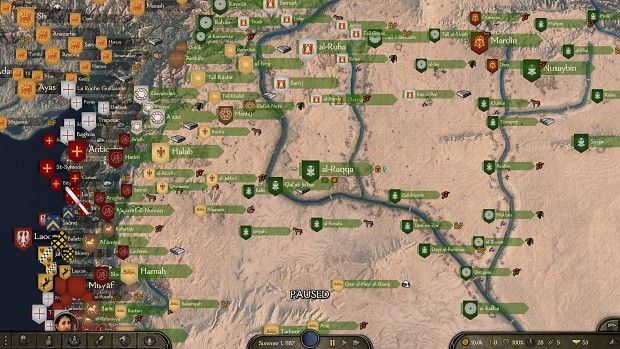 Some new screenshot of the updating campaign map