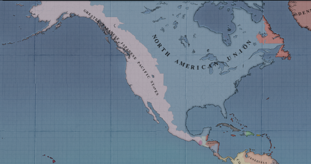 North American Union - Greater Japanese Empire Timeline
