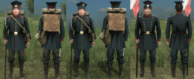 Custom faction uniform set: Polish army