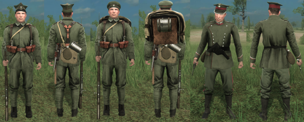 Custom faction uniform set: Polish army, 1910's