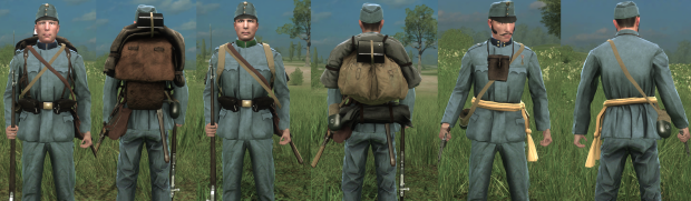 Remake of Austrian uniforms: early Great War period