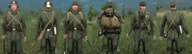 Remake of Austrian uniforms: late Great War period