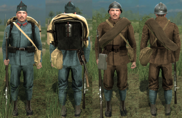 Romanian Uniform Progression: early 1910's and late 1910's respectively