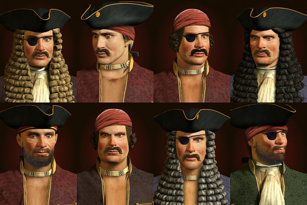 Pirates generic portraits