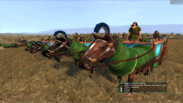 Untheric Horse Charriots - A new Cavalry unit of Unther!