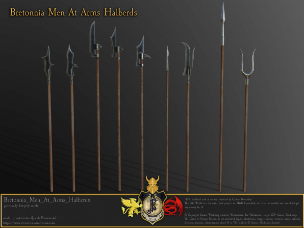 Bretonnia Men At Arms Halberds