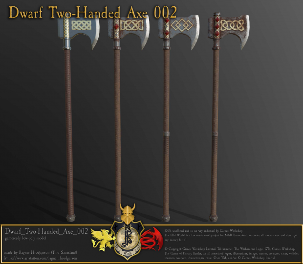 Dwarf Two Handed Axe 002 image - The Old Realms mod for Mount & Blade ...