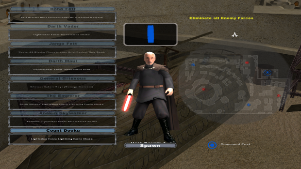 Fixed Dooku, thanks to AQT and ARC_Commander!