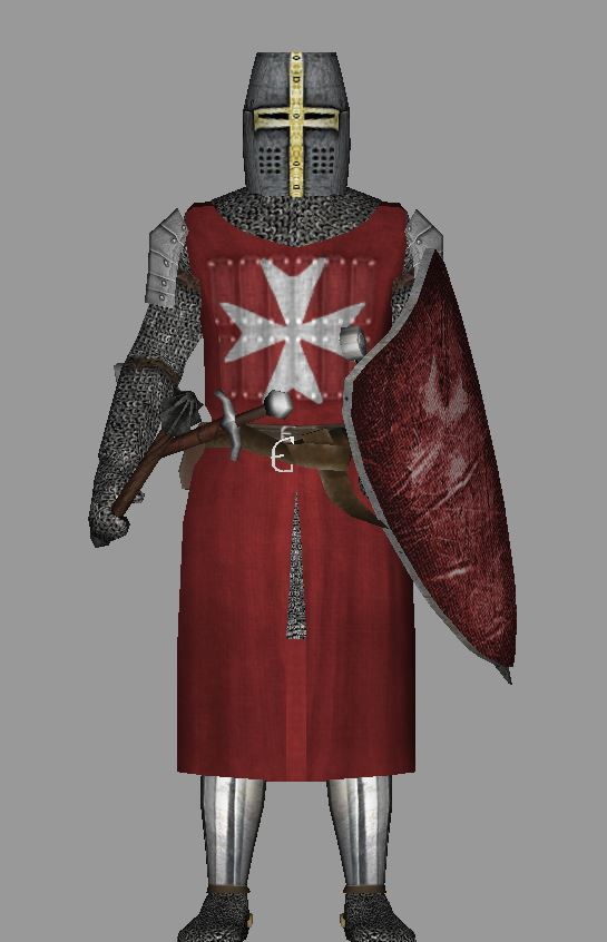 Hospitaller Knights in Reinforced Mail Armor