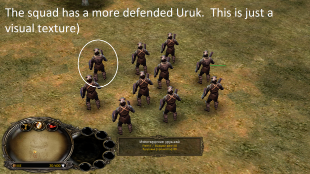 Uruk has a protected back.