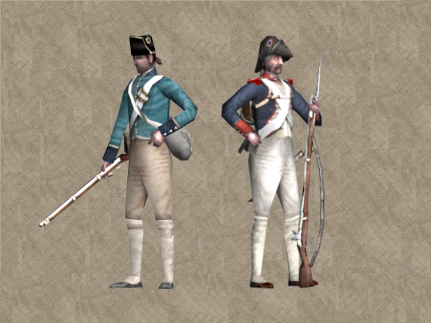 1792 Osterreich & France (burgermiliz & grenadiers)