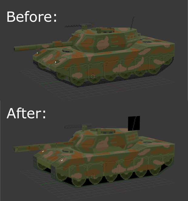 Low-Poly Tank