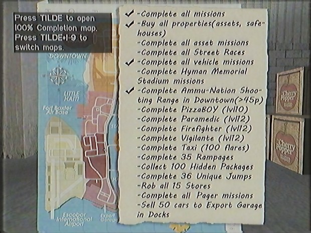 GTA Vice City 100% Completion Guide & Checklist (Definitive Edition)