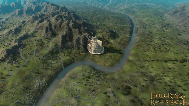 Gondor on the CK3 LotR Realms map