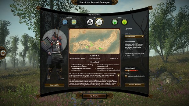 total war shogun 2 factions