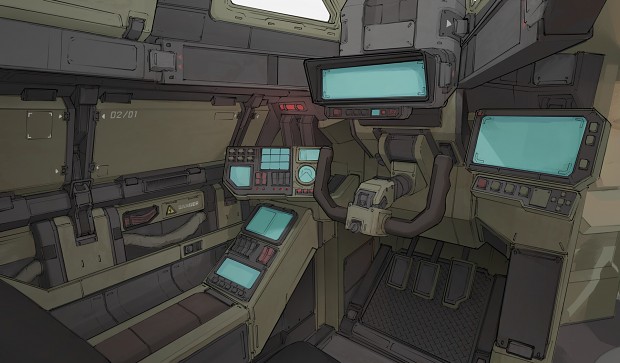 Scropion Gunner Interior