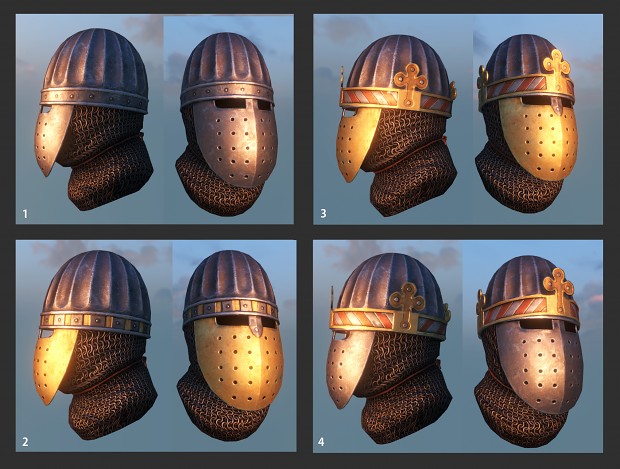 Image 4 - Fluted Helm With Faceplate mod for Mount & Blade II ...