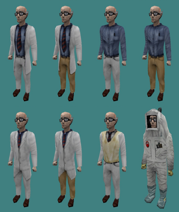 Scientists can wear different clothing (Credit to BrussTrigger)