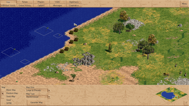 Random Maps generate like that image - Age of Empires 1 - QOL MOD for ...