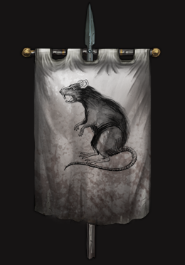 Banner with rat
