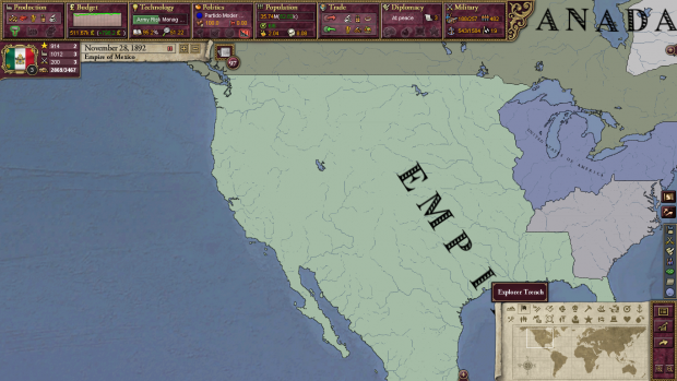 North America by mid-game