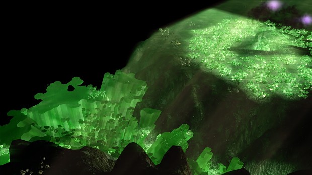 New Look for all Tiberium crystals and Chasms!