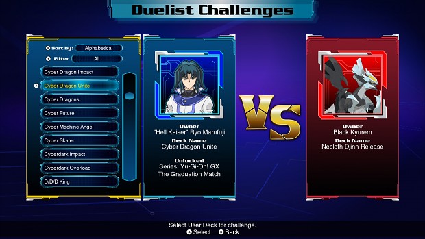 yugioh legacy of the duelist challenges