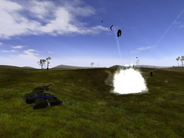Scorpion tank destroys Wraith tank