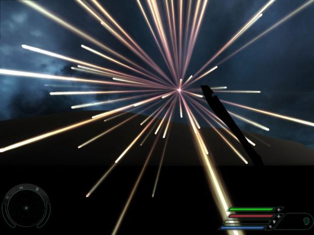 Particle effect test : effects bound to weapons