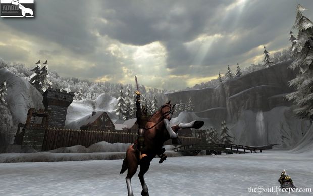Degathian Warlord on horse