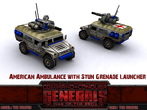 American Ambulance with Stun Grenades