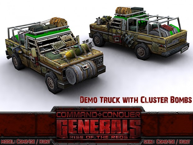 Demo Truck with Cluster Bombs