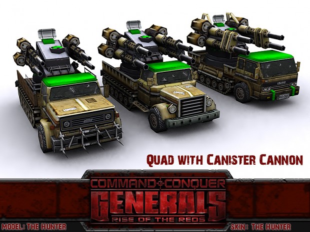 Quad Cannon with Canister Cannons