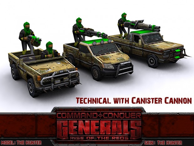 Technical with Canister Cannon