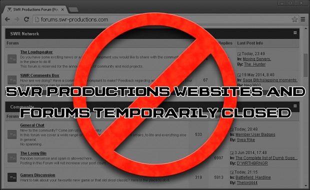 Forums and Website will temporarily be down.