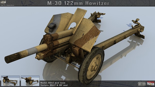 New Artillery! M-30 122mm Howitzer