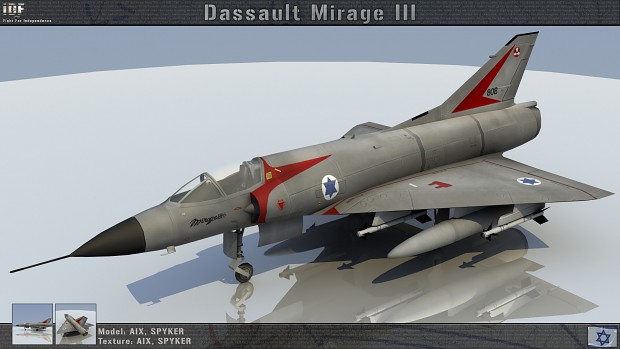 Dassault Mirage III - Render