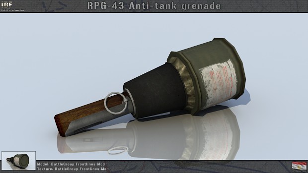 Rpg 43 Anti Tank Grenade Image Idf Fight For Independence Mod For Battlefield 2 Mod Db