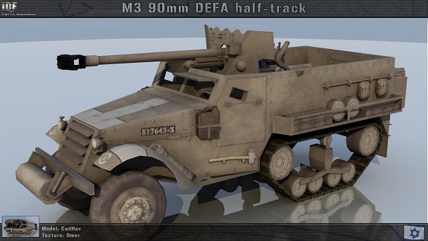 M3 90mm DEFA half-track