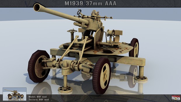 m1939 37mm AAA gun