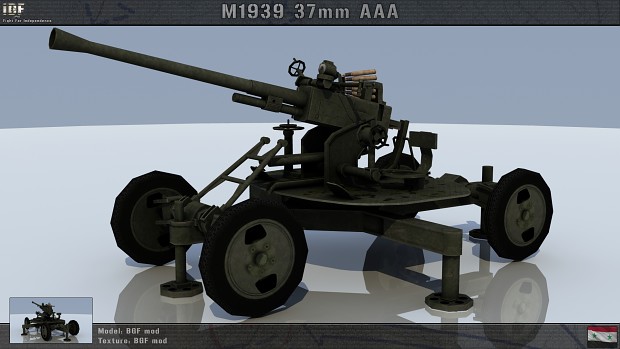 m1939 37mm AAA gun