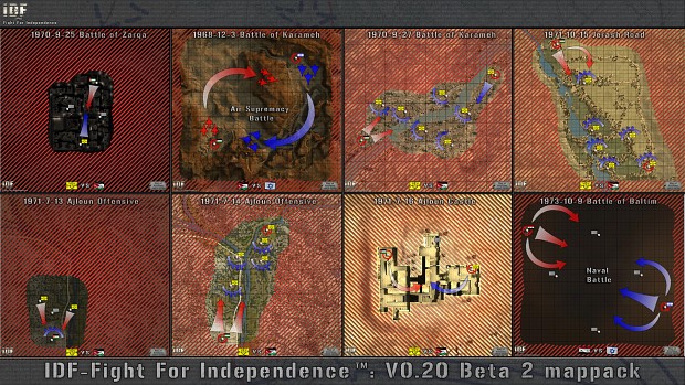 IDF - Fight For Independence: V0.20 Beta 2 map pack is ready for release!