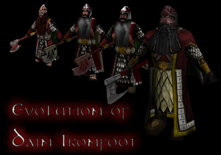 Evolution of Dain Ironfoot