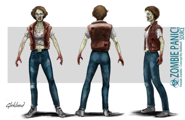 Concept Art - Female Zombie01